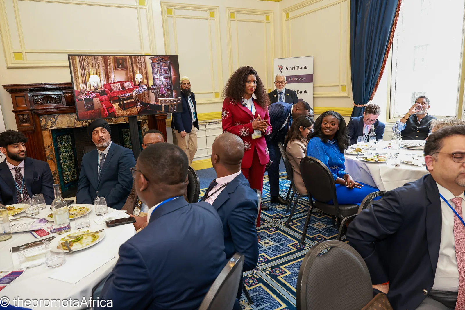Doris Beth Atigo among delegates at the UK–Africa Investment Summit.